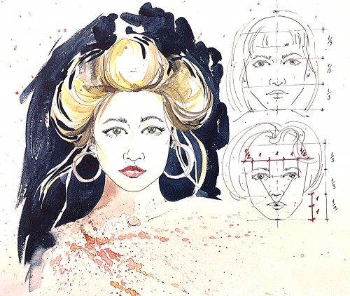 [Дарья Куцаева] Fashion скетчинг акварелью. Пропор_0.jpg